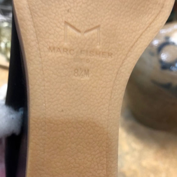 Marc Fisher Namsu Leather Shearling Wedge Boots - Picture 13 of 15